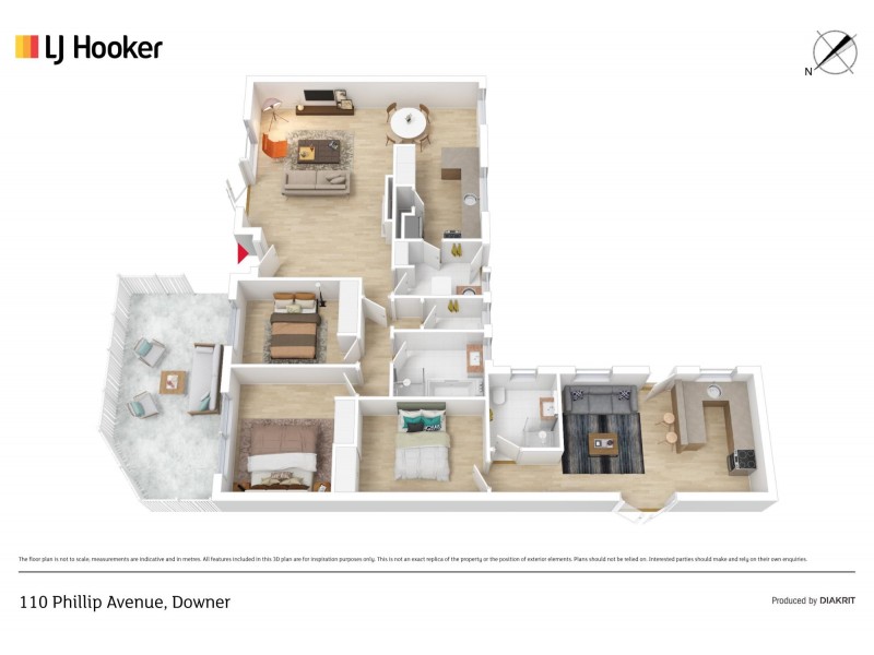 110 Phillip Avenue, Downer ACT 2602 Floorplan