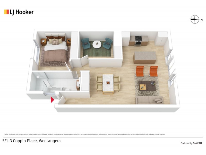 5/1-3 Coppin Place, Weetangera ACT 2614 Floorplan