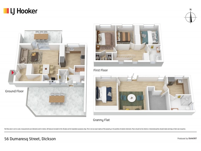 56 Dumaresq Street, Dickson ACT 2602 Floorplan