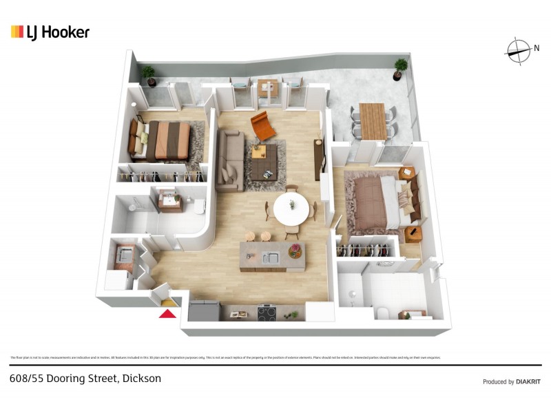 608/55 Dooring Street, Dickson ACT 2602