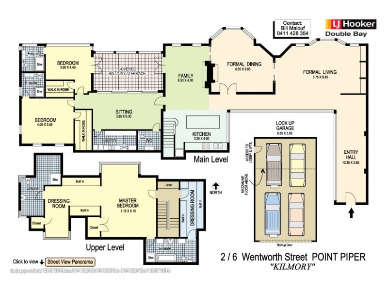 2/6 Wentworth Street, Point Piper NSW 2027 Floorplan