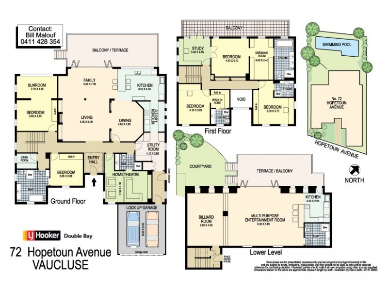 72 Hopetoun Avenue, Vaucluse NSW 2030 Floorplan