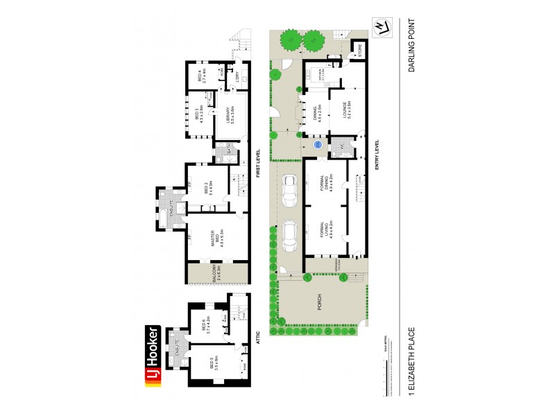 1 Elizabeth Place, Darling Point NSW 2027 Floorplan