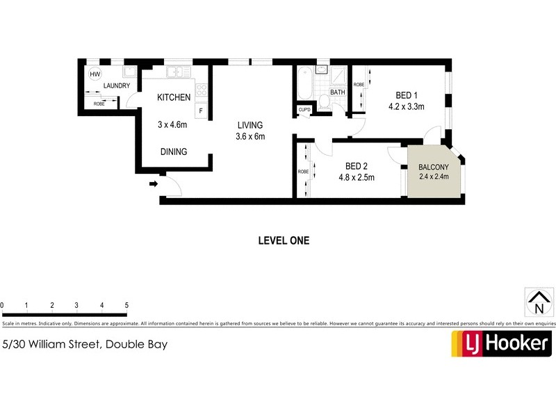 5/30 William Street, Double Bay NSW 2028 Floorplan