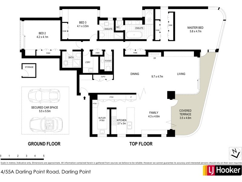 4/55a Darling Point Rd, Darling Point NSW 2027 Floorplan