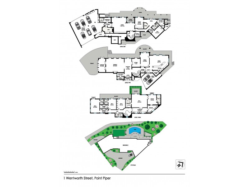 87-89 Wolseley Road (enter via 1 Wentworth Pl), Point Piper NSW 2027 Floorplan
