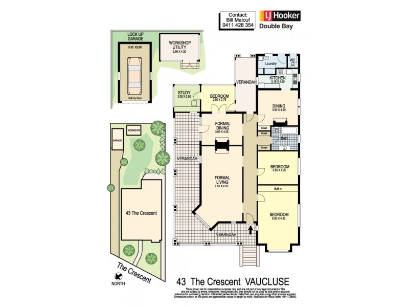 43 The Crescent, Vaucluse NSW 2030 Floorplan