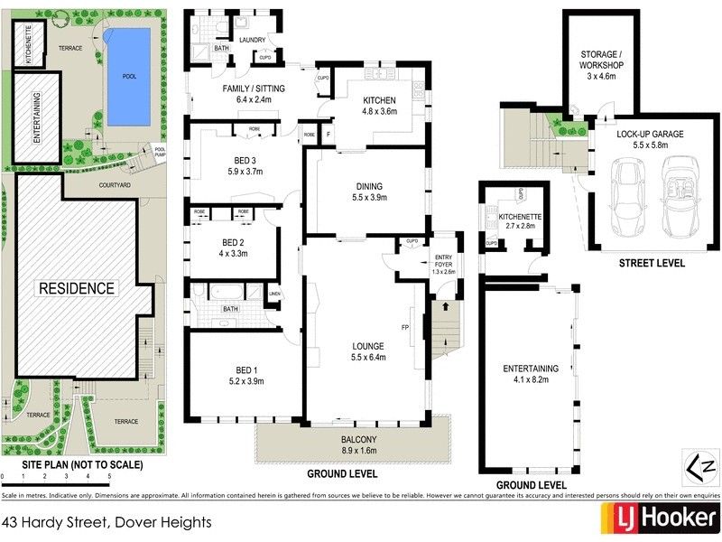 43 Hardy Street, Dover Heights NSW 2030 Floorplan