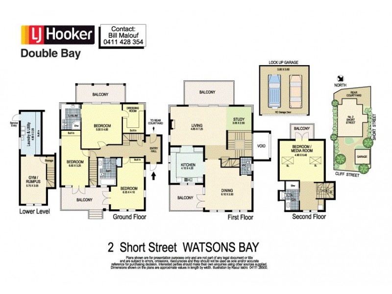 2 Short Street, Watsons Bay NSW 2030 Floorplan