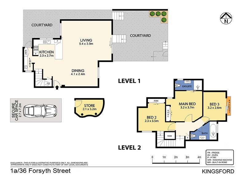 1A/36 Forsyth Street, Kingsford NSW 2032 Floorplan