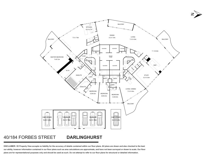Level 40/184 Forbes Street, Darlinghurst NSW 2010 Floorplan