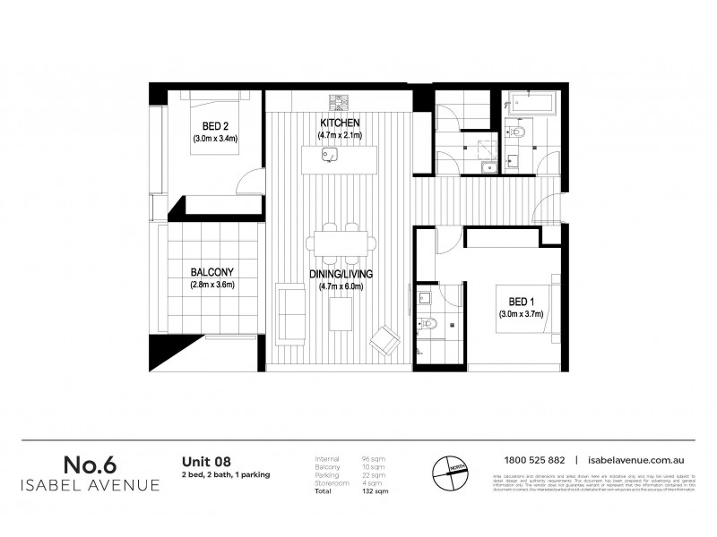 6 Isabel Avenue, Vaucluse NSW 2030 Floorplan