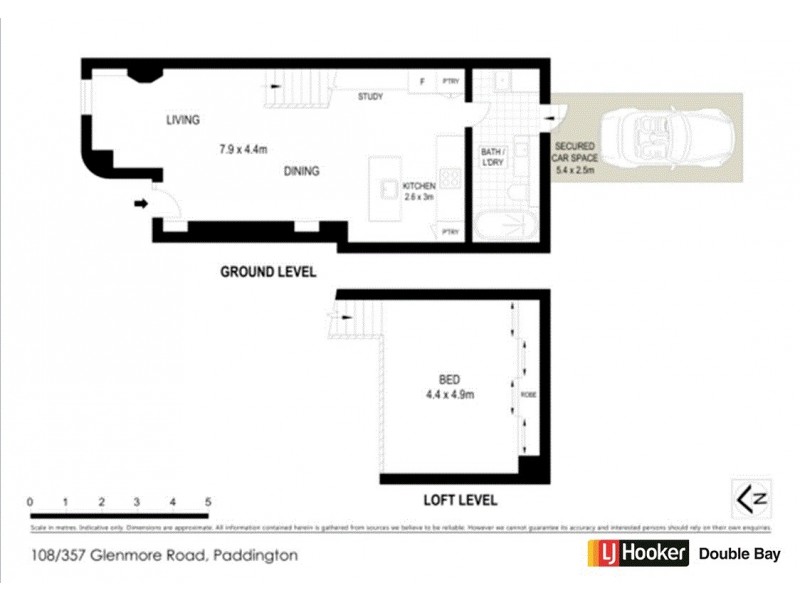 108/357 Glenmore Road, Paddington NSW 2021 Floorplan