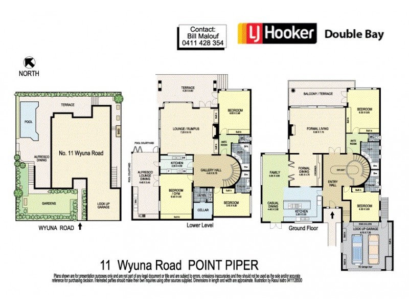 11 Wyuna Road, Point Piper NSW 2027 Floorplan