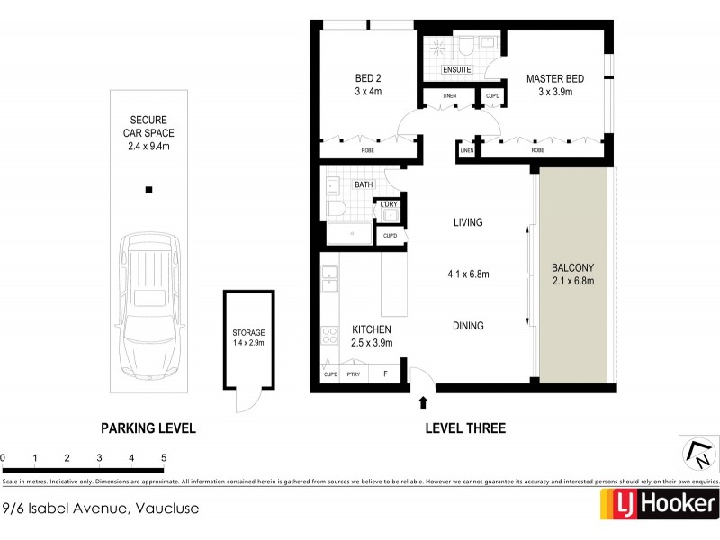 9/6 Isabel Avenue, Vaucluse NSW 2030 Floorplan