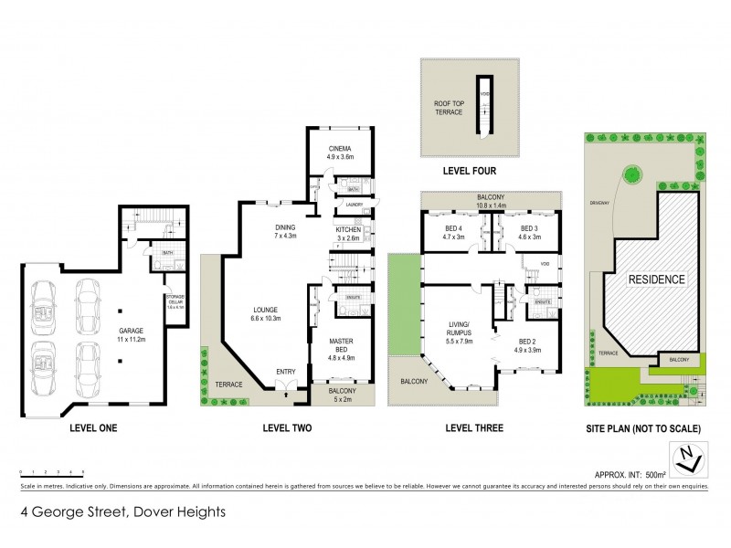 4 George Street, Dover Heights NSW 2030 Floorplan