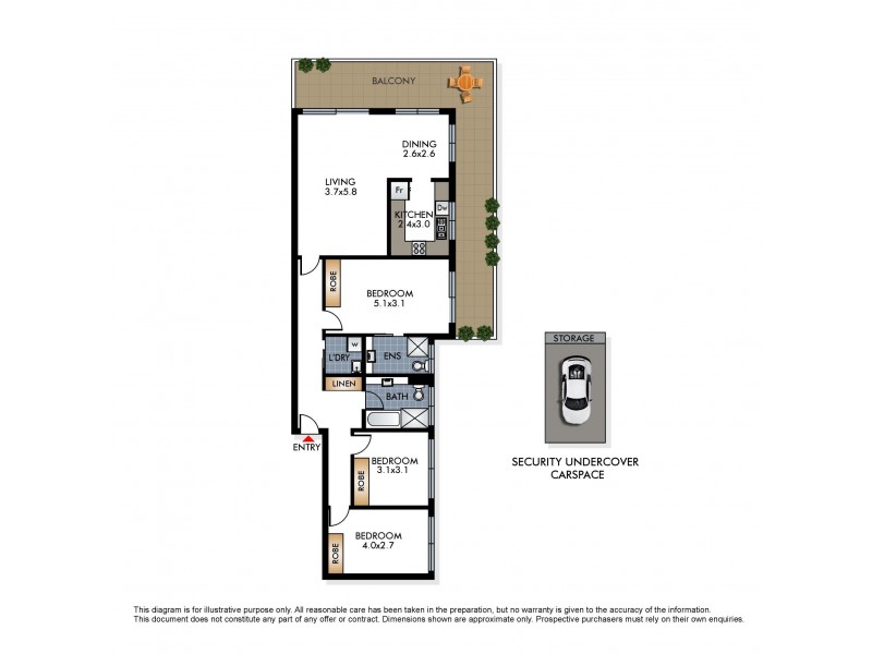 4/685 Old South Head Road, Vaucluse NSW 2030 Floorplan
