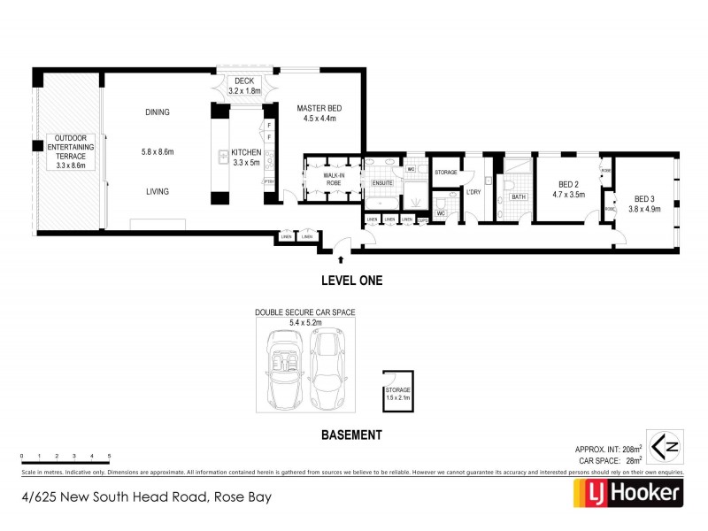 4/625 New South Head Road, Rose Bay NSW 2029 Floorplan