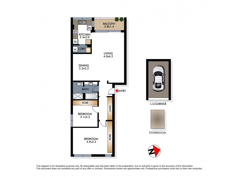 11/745 Old South Head Road, Vaucluse NSW 2030 Floorplan