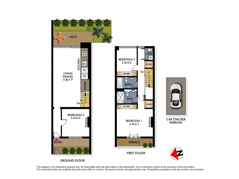 12 Paul Street, Bondi Junction NSW 2022 Floorplan