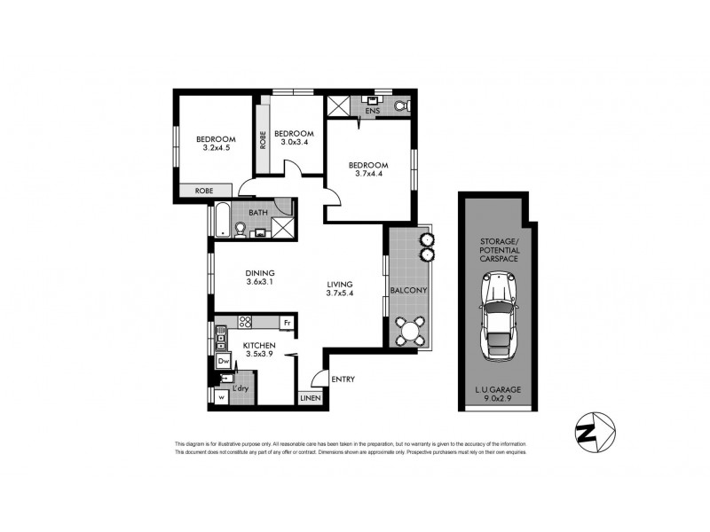 7/27 Penkivil Street, Bondi NSW 2026 Floorplan