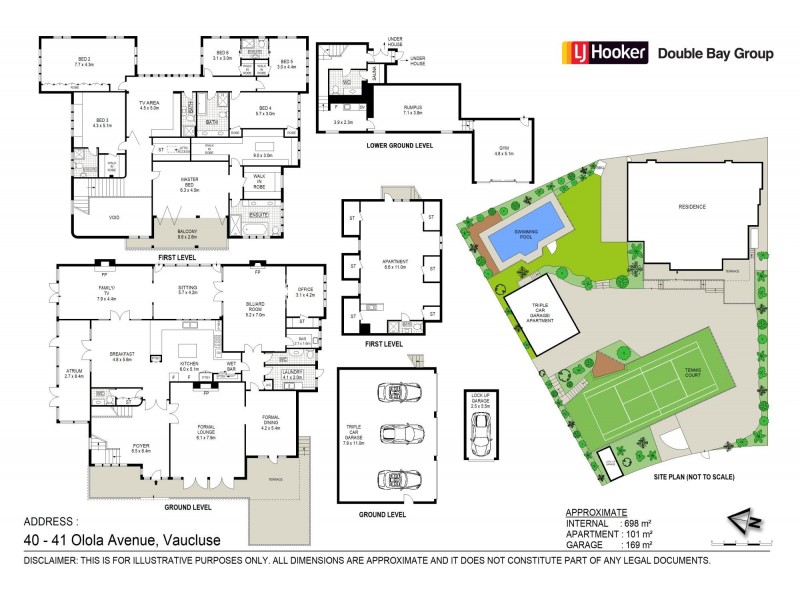 40-41 Olola Avenue, Vaucluse NSW 2030 Floorplan