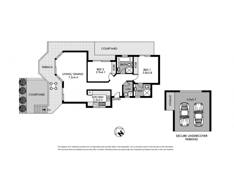 1/115 Wellington Street, Bondi Beach NSW 2026 Floorplan