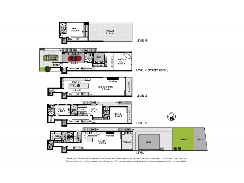 8A Ray Street, Vaucluse NSW 2030 Floorplan