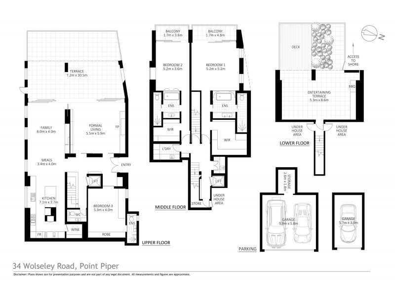 34 Wolseley Road, Point Piper NSW 2027 Floorplan