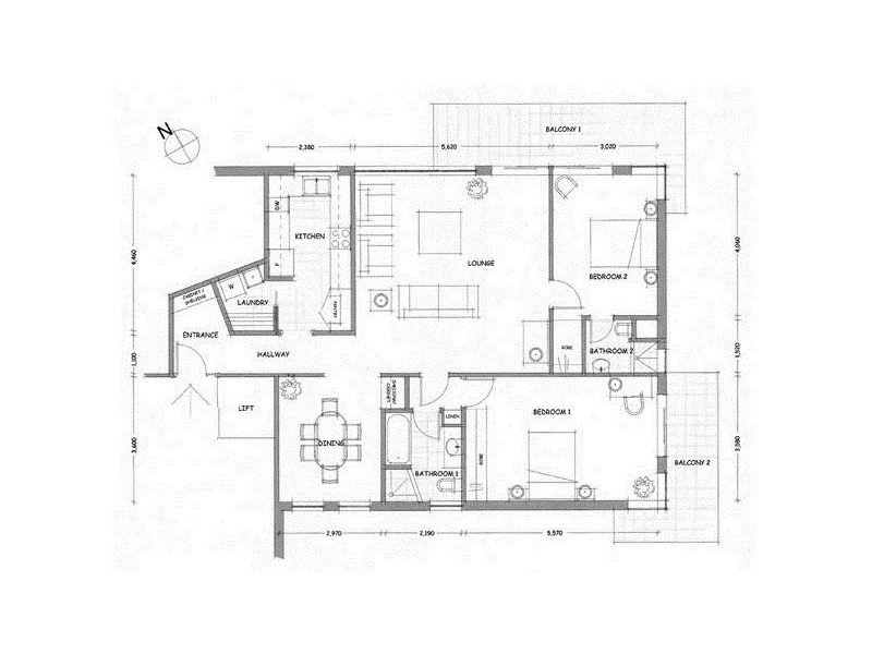 7C/13 Thornton Street, Darling Point NSW 2027 Floorplan
