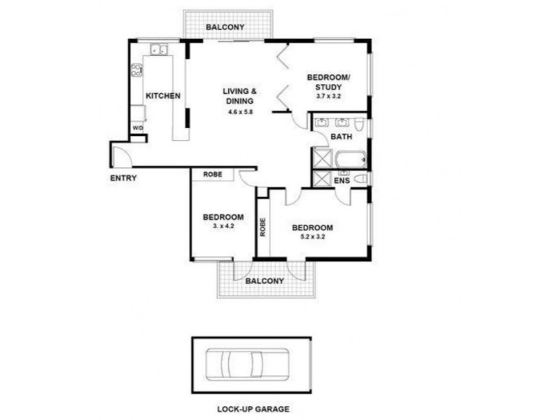 3/2-4 Peel Street, Dover Heights NSW 2030 Floorplan