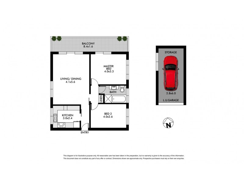 1/13 Onslow Street, Rose Bay NSW 2029 Floorplan
