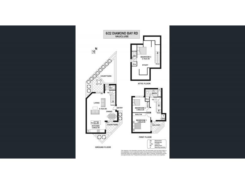 6/18-22 Diamond Bay Road, Vaucluse NSW 2030 Floorplan