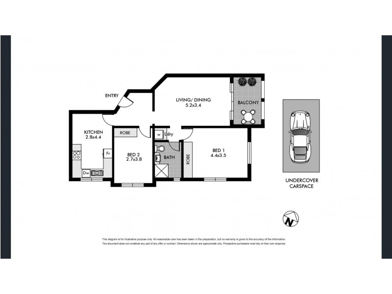 8/3 Plumer Road, Rose Bay NSW 2029 Floorplan