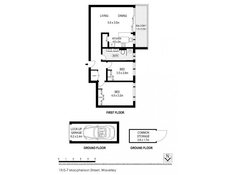 19/5-7 Macpherson Street, Bronte NSW 2024 Floorplan