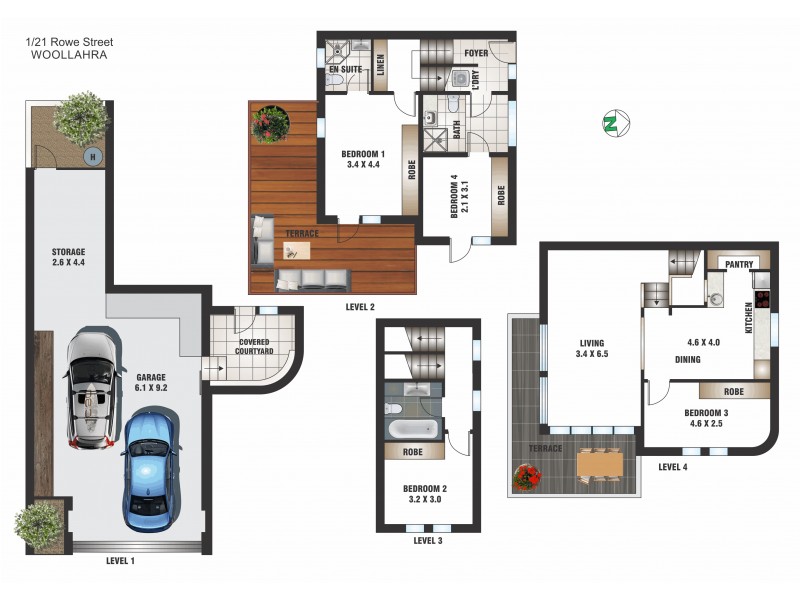1/21 Rowe Street, Woollahra NSW 2025 Floorplan