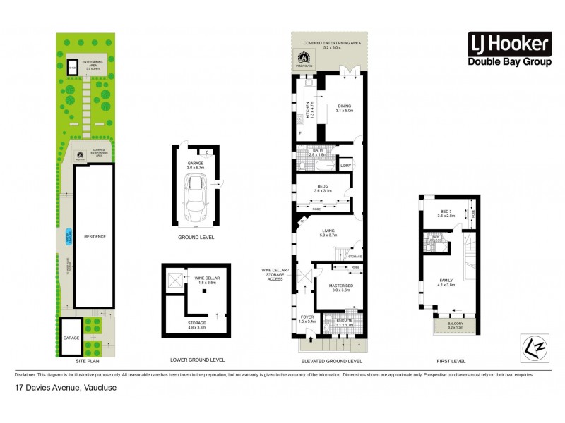17 Davies Avenue, Vaucluse NSW 2030 Floorplan