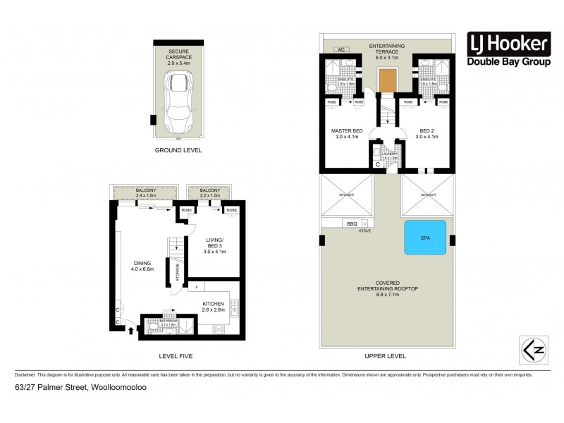 63/27 Palmer Street, Woolloomooloo NSW 2011 Floorplan