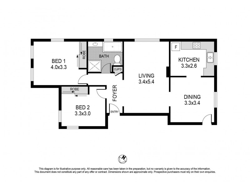 3/98A Bellevue Road, Bellevue Hill NSW 2023 Floorplan