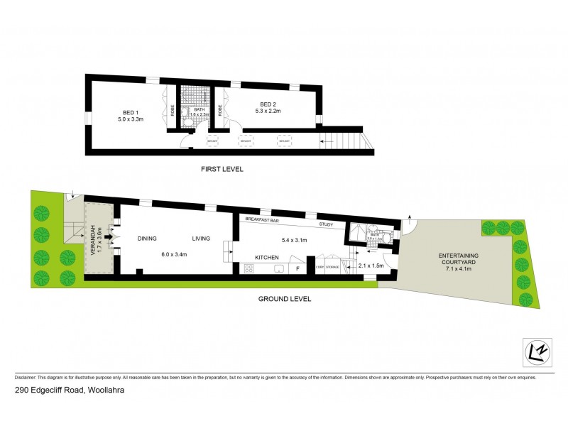 290 Edgecliff Road, Woollahra NSW 2025 Floorplan