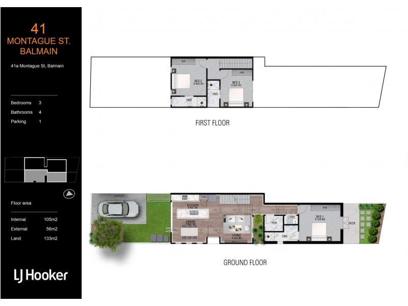 41a Montague Street, Balmain NSW 2041 Floorplan