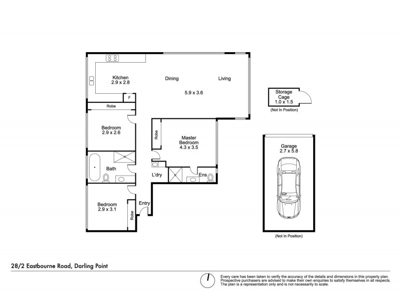 28/2-12 Eastbourne Road, Darling Point NSW 2027 Floorplan