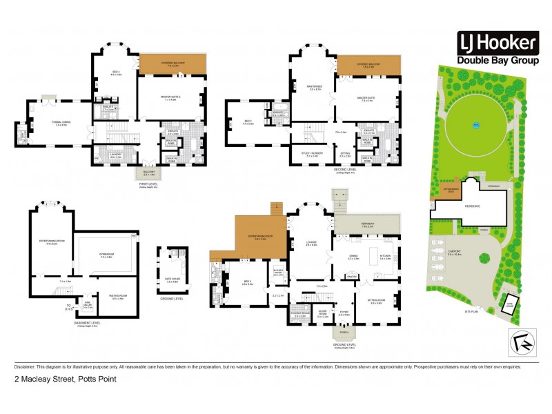 2 Macleay Street ‘Jenner House’, Potts Point NSW 2011 Floorplan