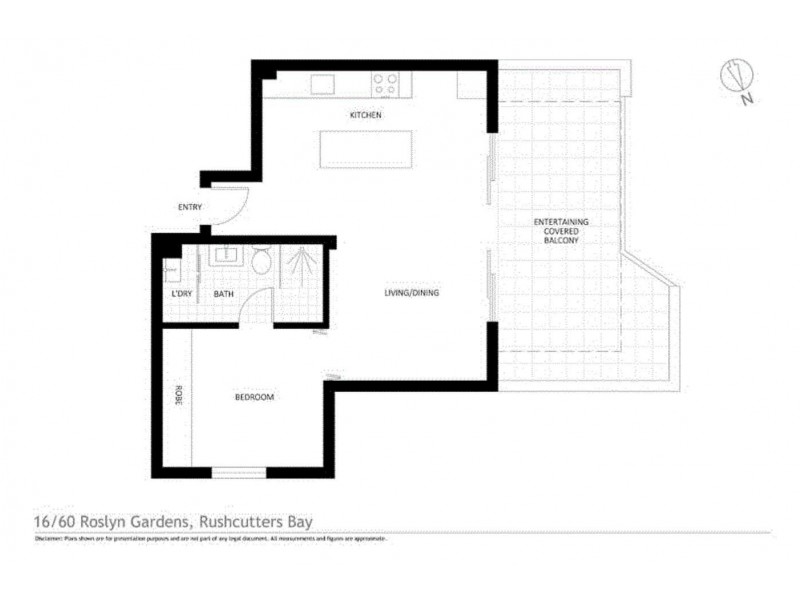 16/60 Roslyn Gardens, Elizabeth Bay NSW 2011 Floorplan