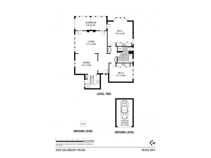 6/28 Salisbury Road, Rose Bay NSW 2029 Floorplan