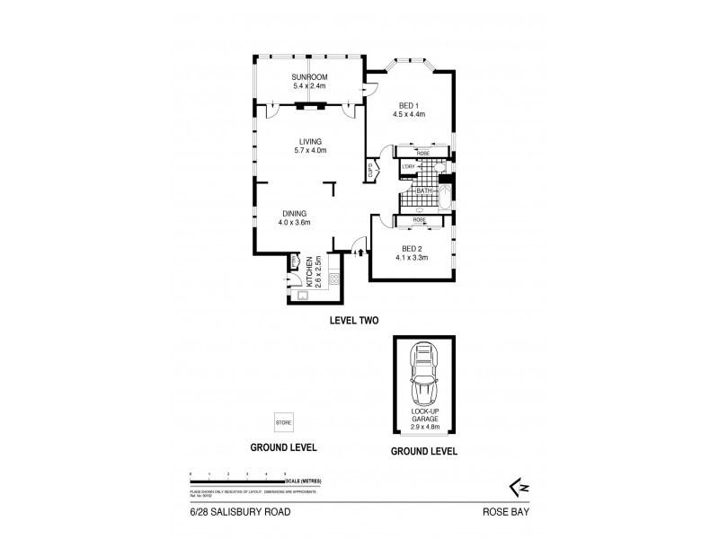 6/28 Salisbury Road, Rose Bay NSW 2029 Floorplan