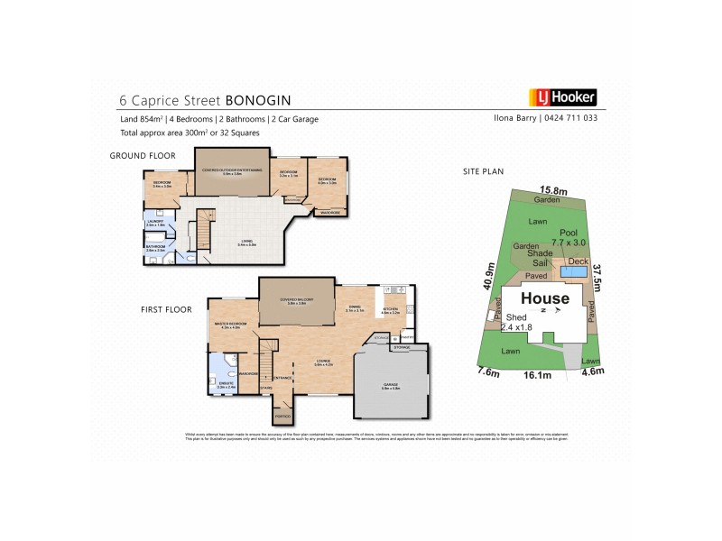 6 Caprice Street, Bonogin QLD 4213 Floorplan