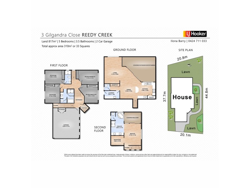 3 Gilgandra Close, Reedy Creek QLD 4227 Floorplan