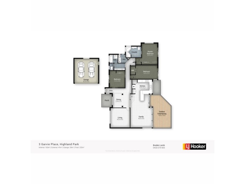 3 Garvie Place, Highland Park QLD 4211 Floorplan