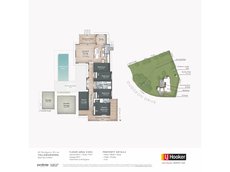43 Dudgeon Drive, Tallebudgera QLD 4228 Floorplan